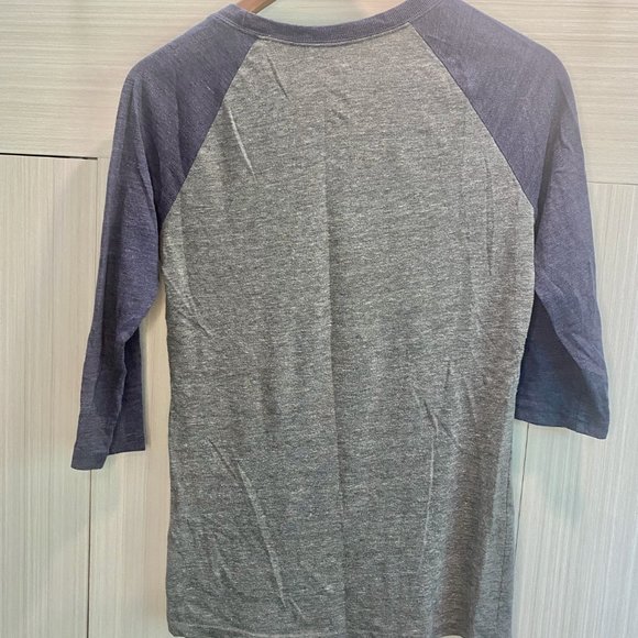 3/$20 Adidas 3/4 sleeve University of Michigan Raglan (baseball) Tee - Picture 4 of 4